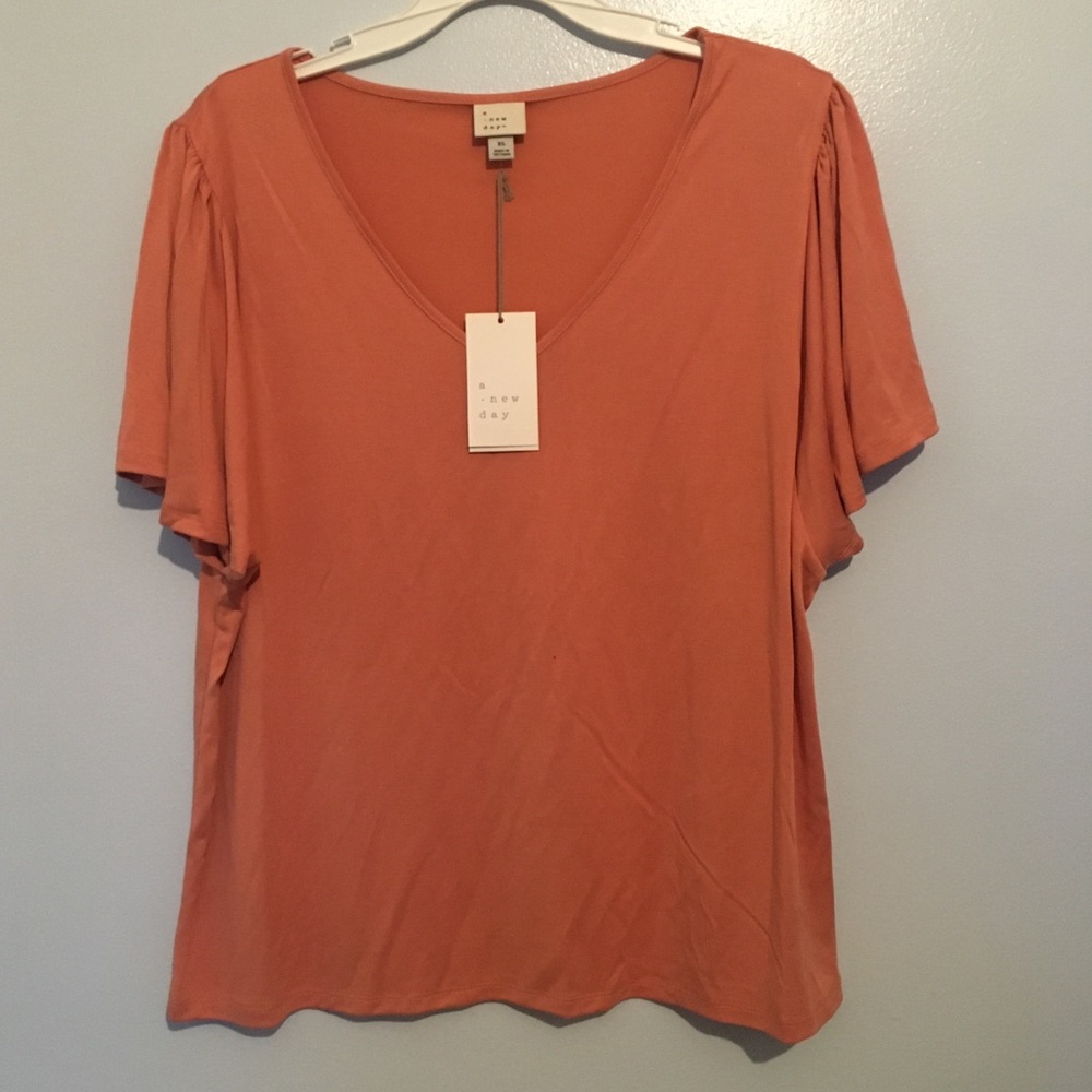 NWT coral blouse sz XL